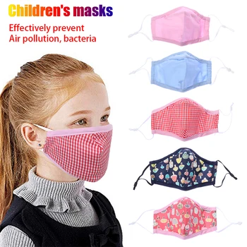 

Children Kids Cotton Masks Face Mouth Cover PM2.5 Anti Dust Windproof Activated Carbon Filter Mouth-Muffle Mask Health Care 2020