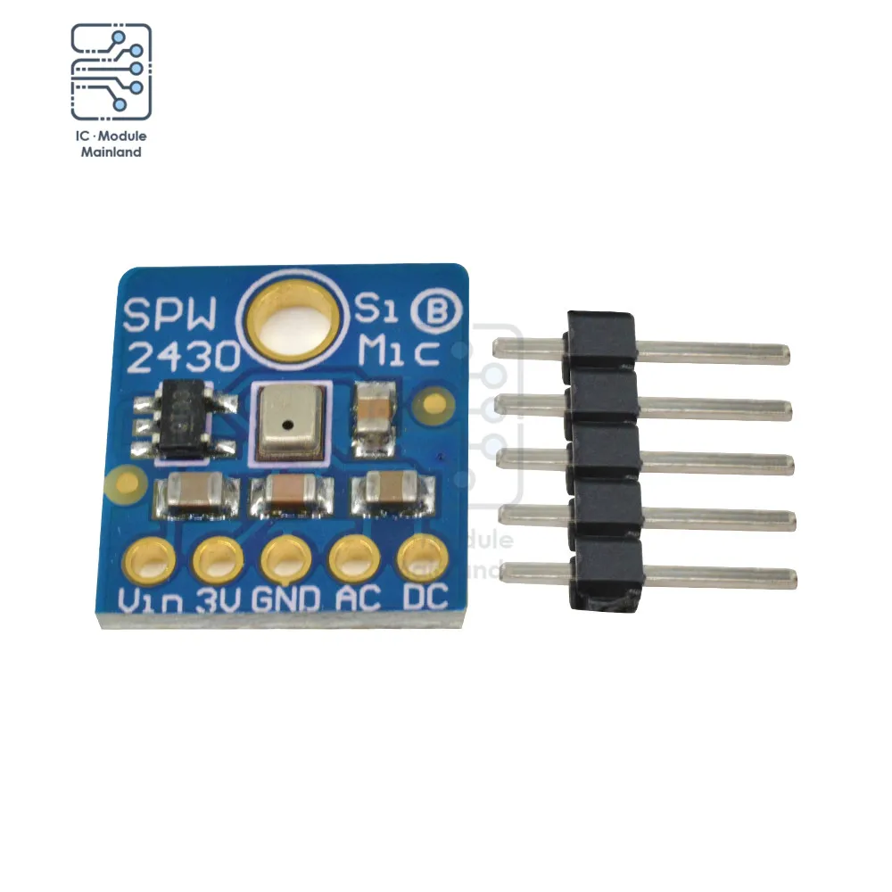 Силиконовый микрофон SPW2430 MEMS модуль датчика обнаружения звука для голосовых
