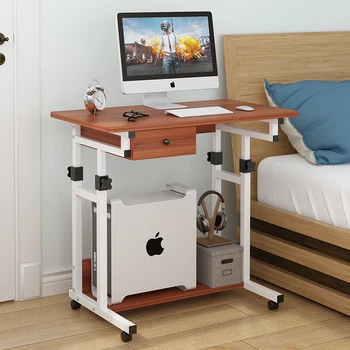 

Simple notebook computer table bedside movable lifting small table desktop home computer table