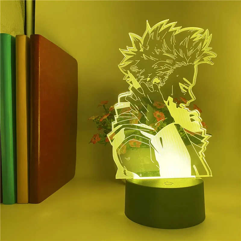 MY HERO ACADEMIA Anime 3D Light Children LED Night Lights Boku no Hero Academia Shinso Hitoshi Table Lamp Best Christmas Gifts