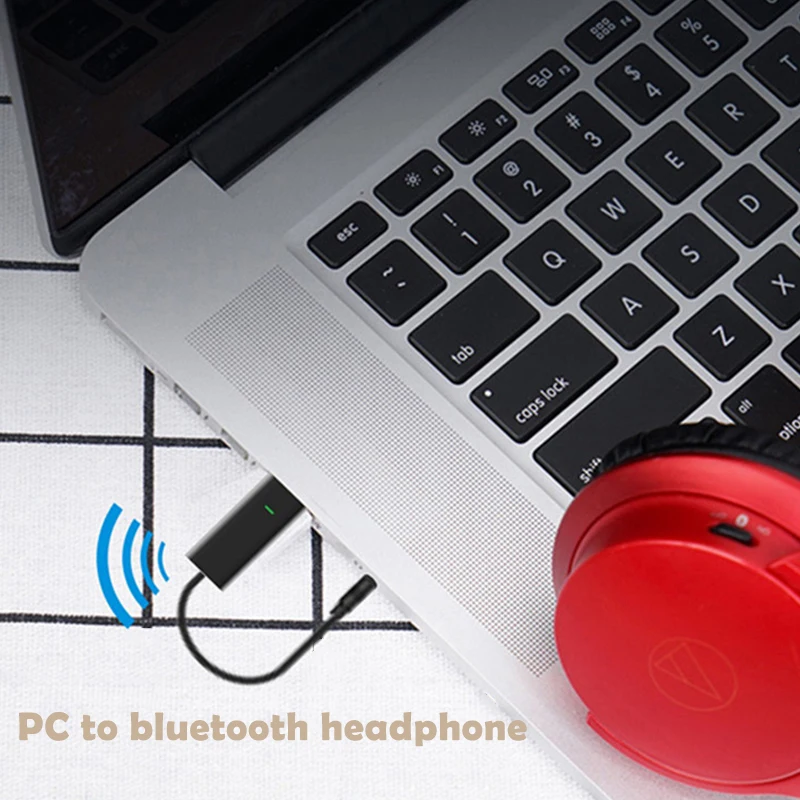 2 в 1 Bluetooth передатчик 3,5 мм USB разъем аудио адаптер беспроводной Bluetooth 5,0 стерео приемник адаптер для наушников ТВ ПК