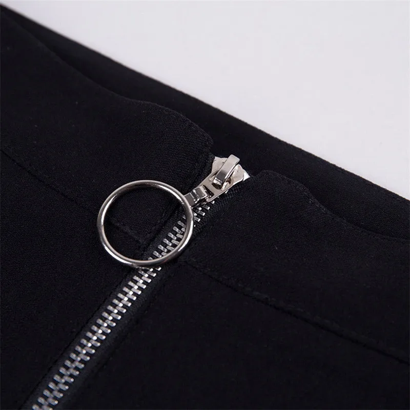 thermal leggings Gothic Pants Hollow Out Pentagram Black Leggings Women Pencil Pants Slim Thin High Waist Zipper Plain Cool Sexy Pants white leggings