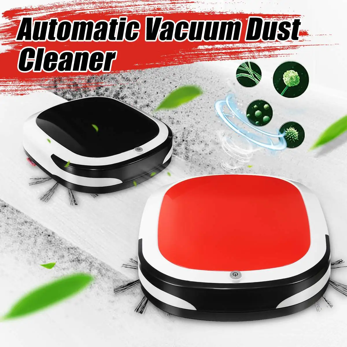 2 в 1 сухой влажный умный пылесос для пола перезаряжаемый умный робот пылесос сухой влажный подметальный робот для уборки дома от пыли
