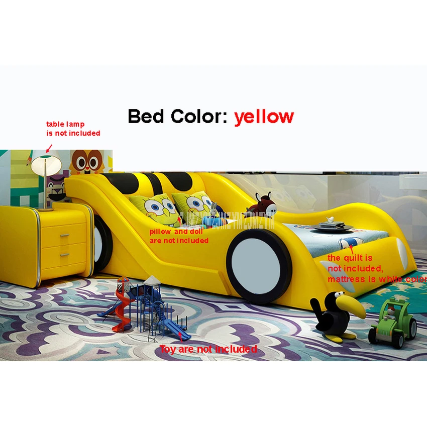 1.2m/1.35m/1.5m/1.8m Children Bed With Mattress Bedside Cabinet Home Bed Child Bedroom Furniture Car Design Solid Wood Leather 1.2m/1.35m/1.5m/1.8m Children Bed With Mattress Bedside Cabinet Home Bed Child Bedroom Furniture Car Design Solid Wood Leather