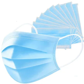 

3 Layers Anti-Dust Dustproof Disposable Earloop Face Mouth Masks Facial Protective Cover Masks in stock 20pcs/lot.