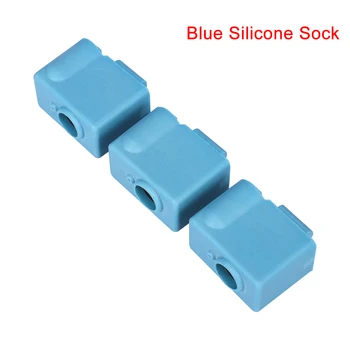 

Silicone Sock Protective Cover 3D Printer Parts Blue Sock Fit To PT100 Volcano Heater Block For Nozzle J-head Extruder Hotend