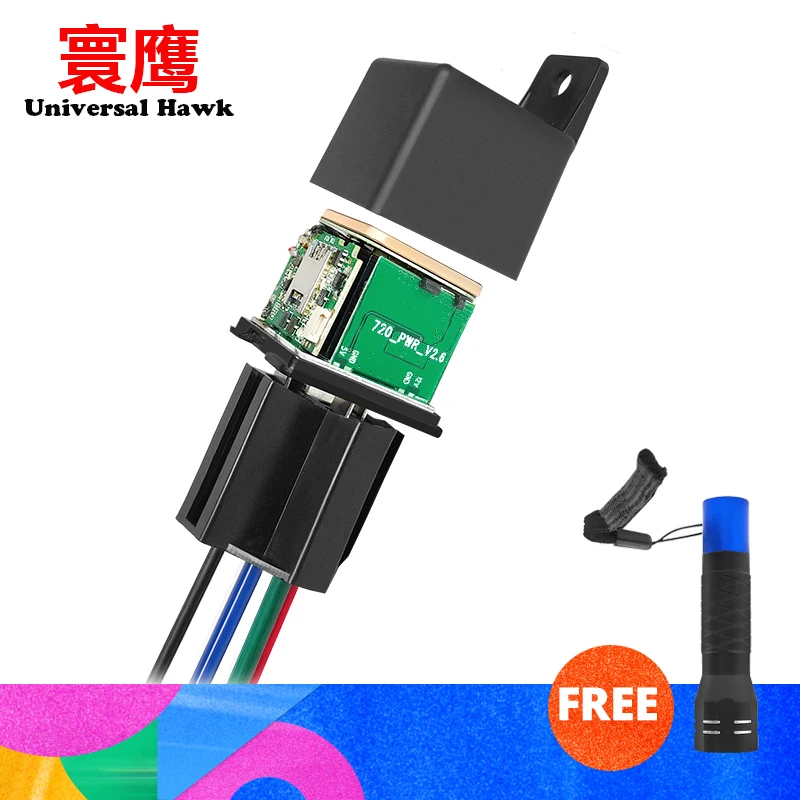 Better Tracking GLONASS Trackers Car Relay GPS Tracker Device GSM SMS APP Locator Anti-theft Monitoring System Cut off oil - Color: CJ720