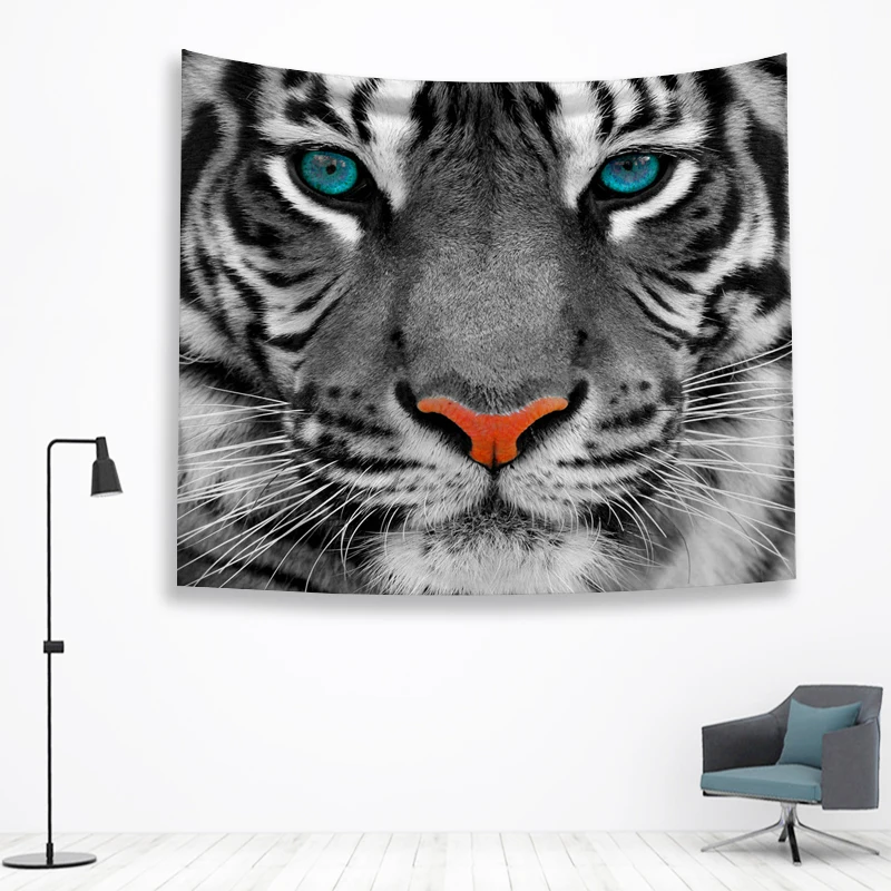 Тигр стены Ttapestry висячие украшения богемный пляжный коврик фермерский дом Декор общежития Мандала гобелены колдовство хиппи - Цвет: 5-5