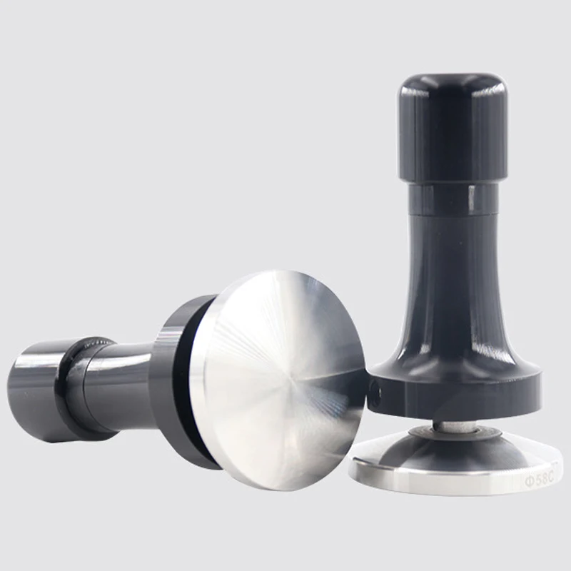 58.35mm Coffee Tamper Stainless Steel Aluminum Handle Pressure Hammer Coffee Accessories Coffee Powder Coffee Tampering