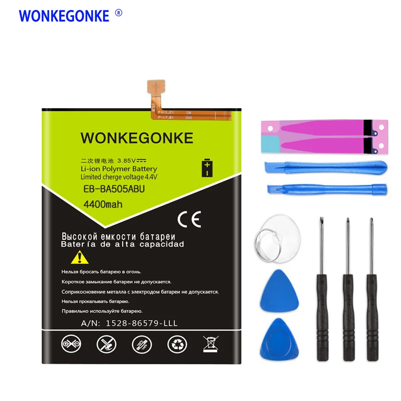 WONKEGONKE EB-BA505ABN EB-BA505ABU для Samsung Galaxy A50 A505F SM-A505F аккумулятор телефона | Мобильные