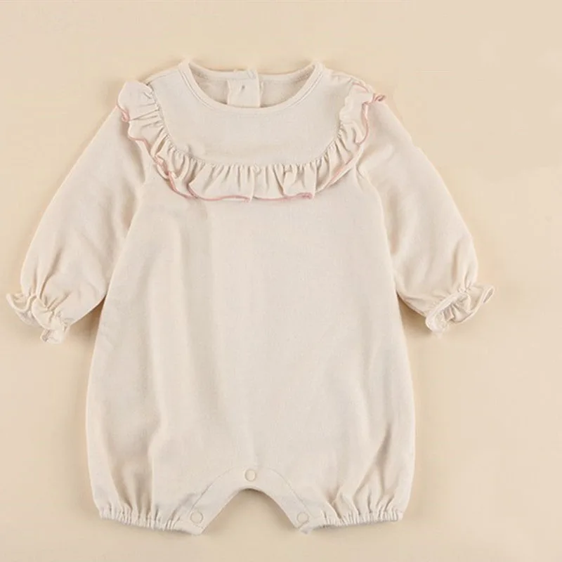 Khaki Одежда с принтом собаки для маленьких девочек и мальчиков 0-2 лет; коллекция года; весенняя одежда; Комбинезоны для маленьких девочек и мальчиков; детские комбинезоны; одежда для малышей - Цвет: Khaki
