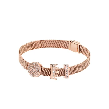

BBee Crown Fixing DIY Charm Bracelet Set Fit Original Pandora Fashion Women Bracelet Jewelry Gift Charm Bracelets for Women