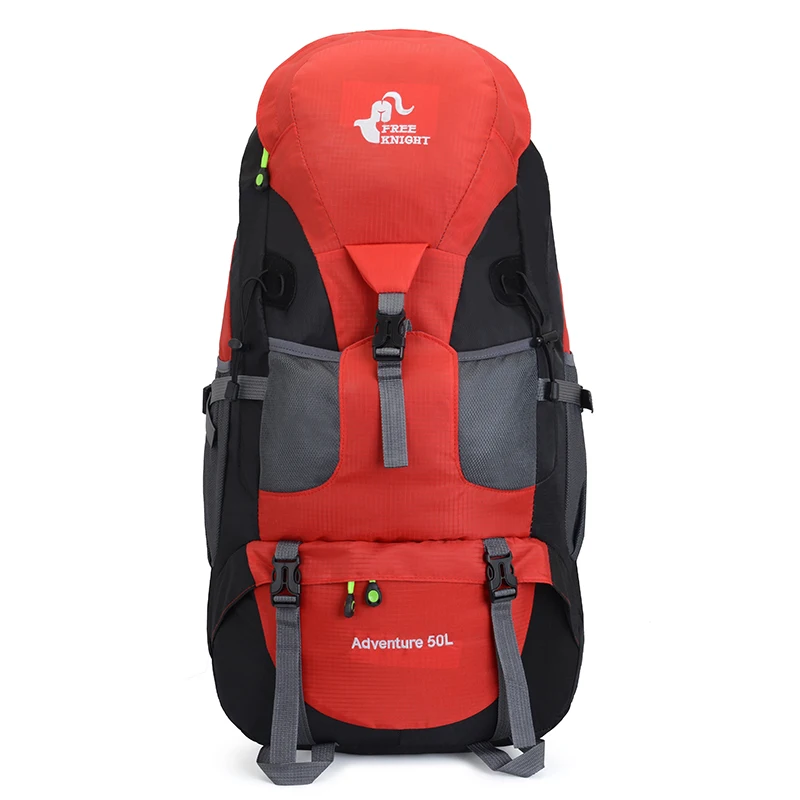 Red 50L Открытый походный рюкзак Водонепроницаемый Треккинг рюкзак Кемпинг Охота Альпинизм спорт Рыбалка рюкзаки походный рюкзак - Цвет: Red