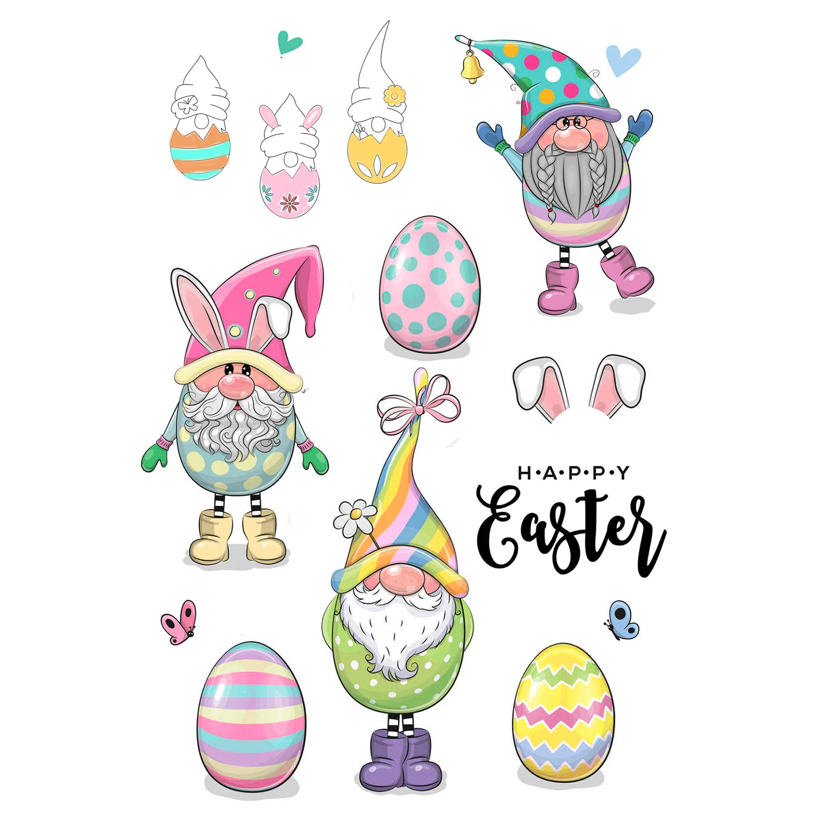 Gnome Stamps Scrapbooking Gnomes Stamps Dies Cutting Dies Happy