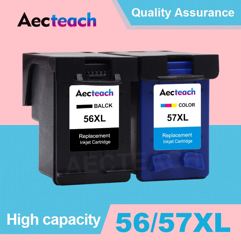 Сменный картридж для принтера HP 56 57 XL Deskjet 450 450cbi 450ci 450wbt F4140 F4180 5150 5550 | Компьютеры и