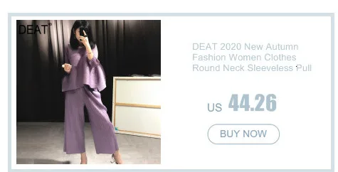 [DEAT] 2020 New Summer Fashion Pleated Dress Women Hit Color Print Csaul Sleeveless Loose Over Size Elegant Round Collar TX069