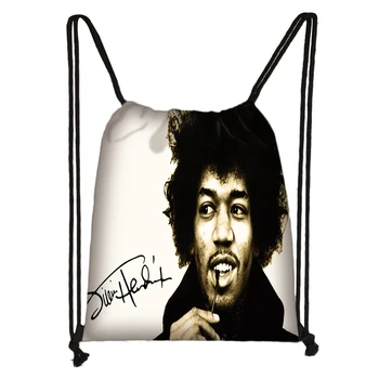 

Custom Hendrix Drawstring Bag Cute Daypack Kids Satchel Casual Backpack Teenager Storage Bag Women Men 32x38cm*200607-15