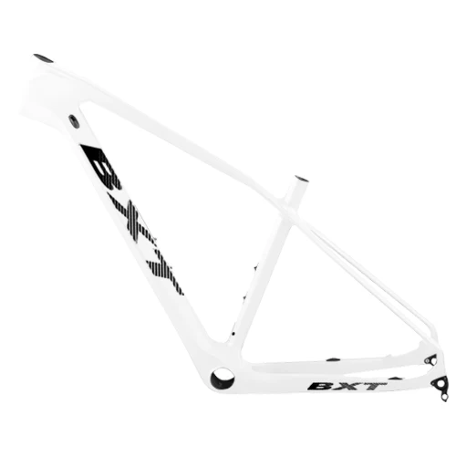 BXT full white Китайская дешевая карбоновая mtb рама 27,5 er ud 15,5/17/18,5/20 bicicletas горный велосипед 27,5 гоночные б/у велосипедные рамы - Цвет: BXT full white