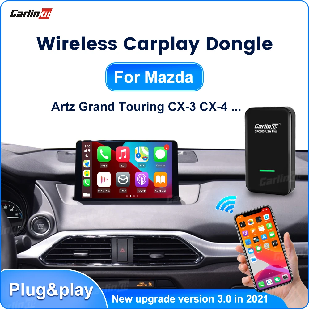 Carlinkit 3,0 inalámbrico de Apple Carplay activador es adecuado para