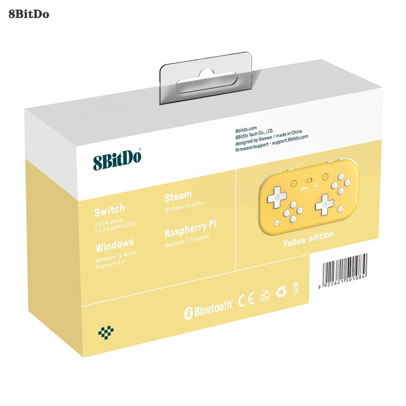 8BitDo Lite геймпад беспроводной Bluetooth контроллер игровой джойстик для nintendo Switch Lite Windows паровой