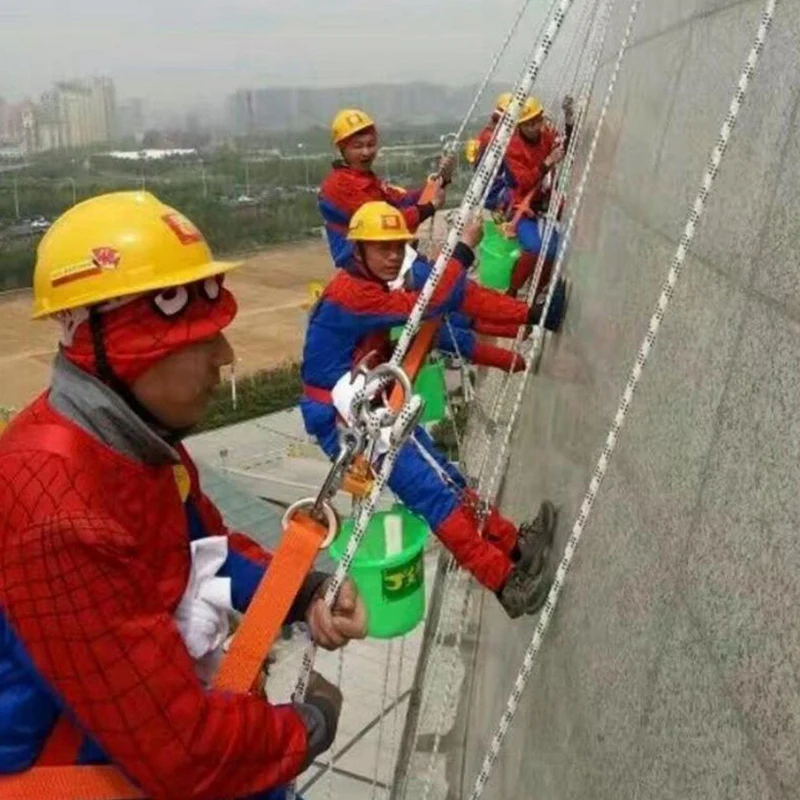 8 Форма спуска открытый скалолазание карабины Abseiling горные кольца для