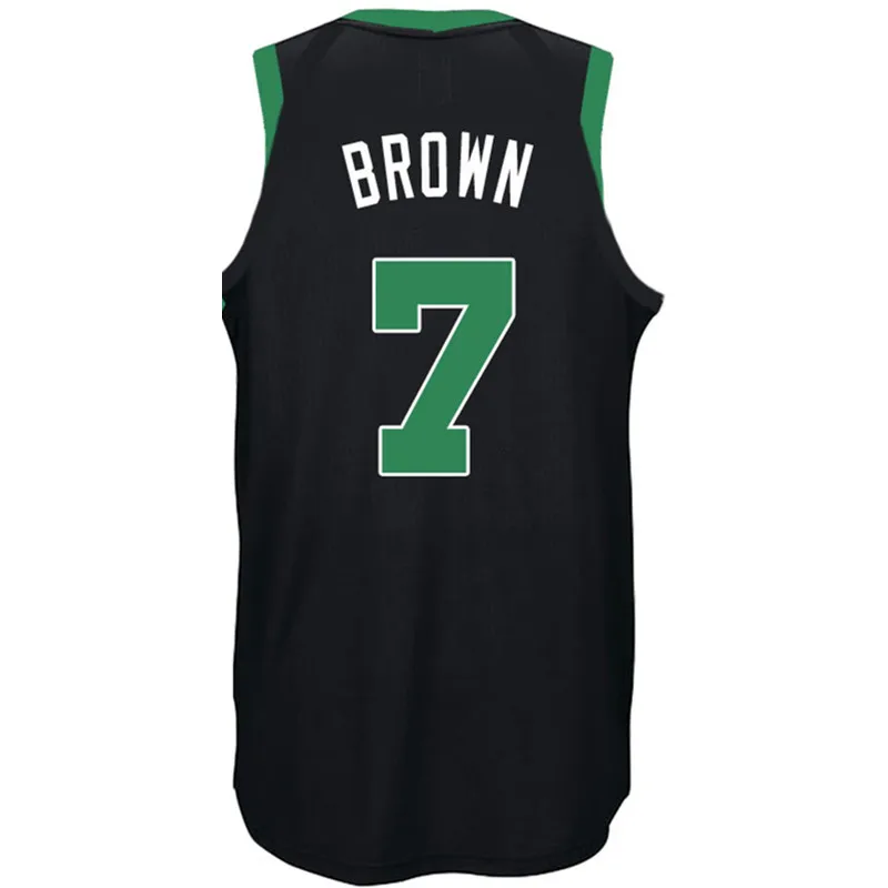 11 Kyrie Irvingly The City jersey 0 Jayson Tatum JERSEY 20 Gordon hayard 7 Jaylen коричневые майки - Цвет: 2018 NEW
