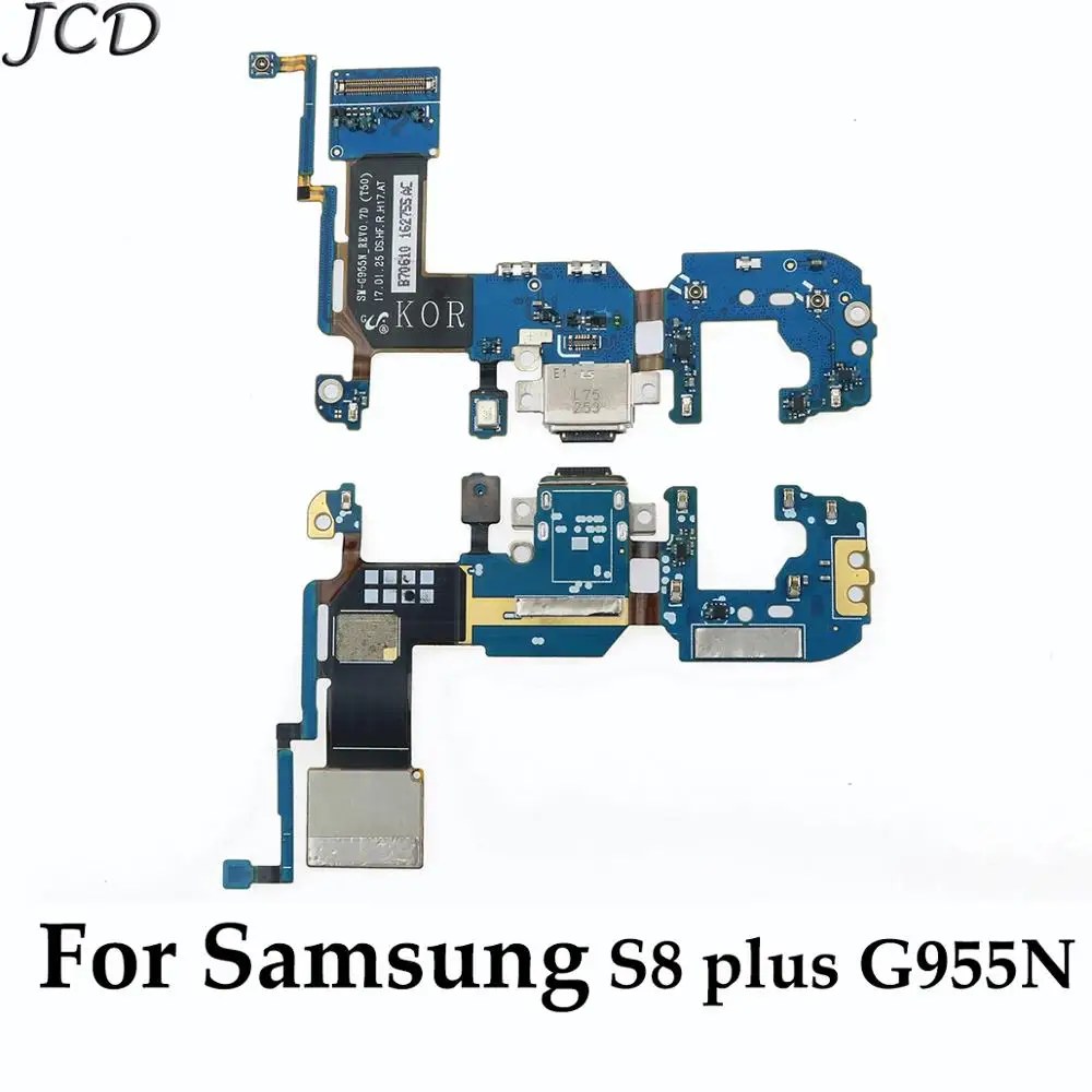 JCD USB для порта зарядки док-станция для зарядки с гибким кабелем для Samsung Galaxy S8 плюс S8plus G955N G955U G955F G9550