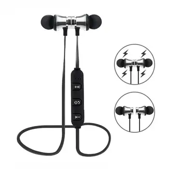 

Magnetic Wireless bluetooth Earphone XT11 music headset Phone Neckband sport Earbuds Earphone with Mic For iPhone Samsung Xiaomi
