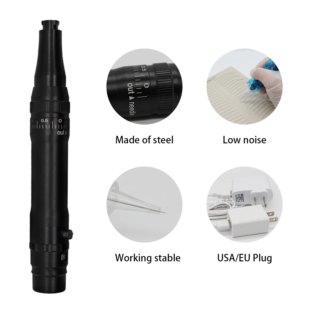 KZBOY Professional Microshading Machine Supplies Wireless PMU Pen Lips Eyebrow Tattoo Device Permanent Makeup Machine
