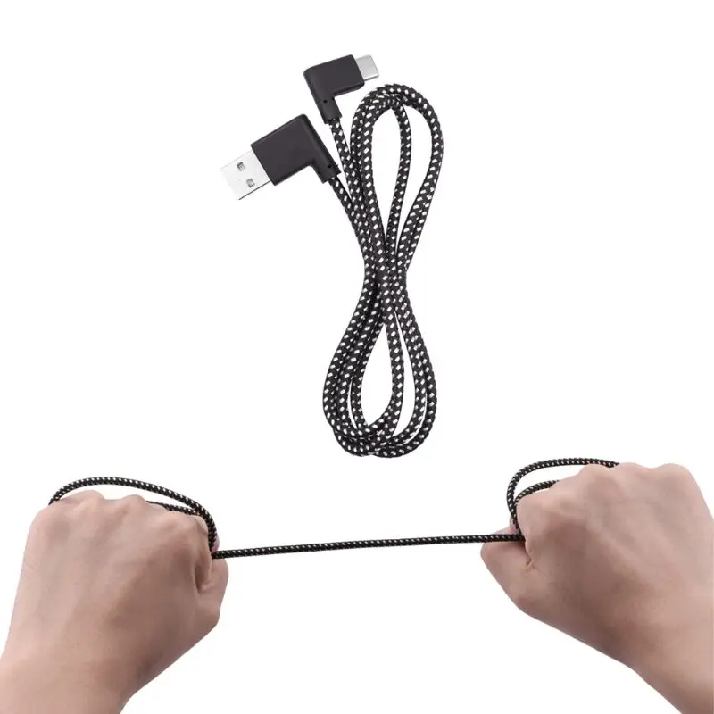 Алюминиевый сплав нейлоновый Плетеный usb кабель для зарядки данных Шнур для DJI Osmo Action для Gopro Hero Аксессуары для спортивной камеры