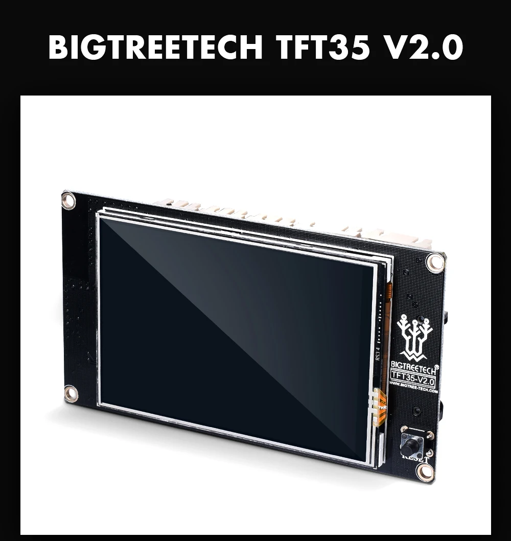 BIGTREETECH TFT35 V2.0 панель управления 3,5 дюймов сенсорный экран полноцветный ЖК-дисплей совместимый с MKS Gen V1.4 SKR V1.3 для 3d принтера