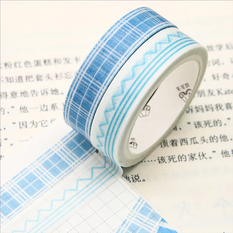 5 шт./лот васи лента DIY украшения Скрапбукинг планировщик Маскировочная клейкая