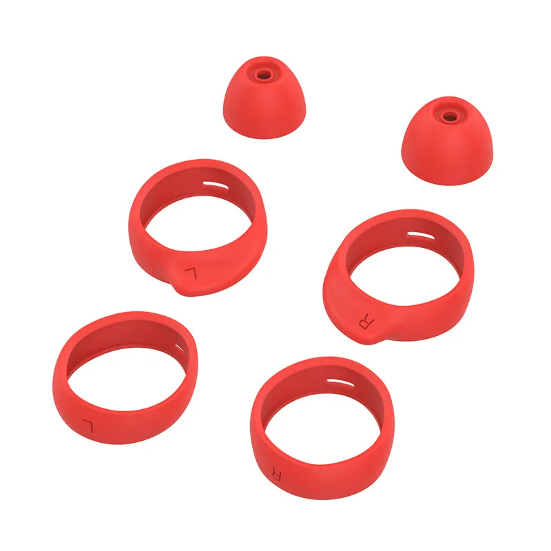 Наушники силиконовый чехол/наушник защитный чехол для samsung Galaxy Buds беспроводные наушники кожный чехол Чехол для наушников коробка - Цвет: Red Earplug