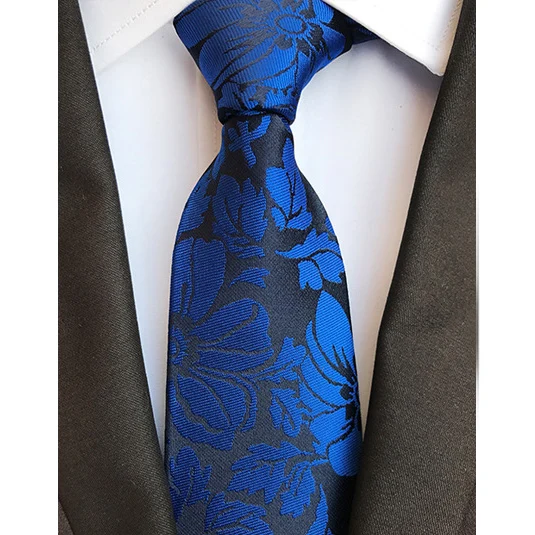 Роскошные мужские галстуки Классические Цветочные Пейсли 8 см свадебные галстуки жаккардовые плетёные шелковые мужские галстуки для вечерние аксессуары - Цвет: YU-B29