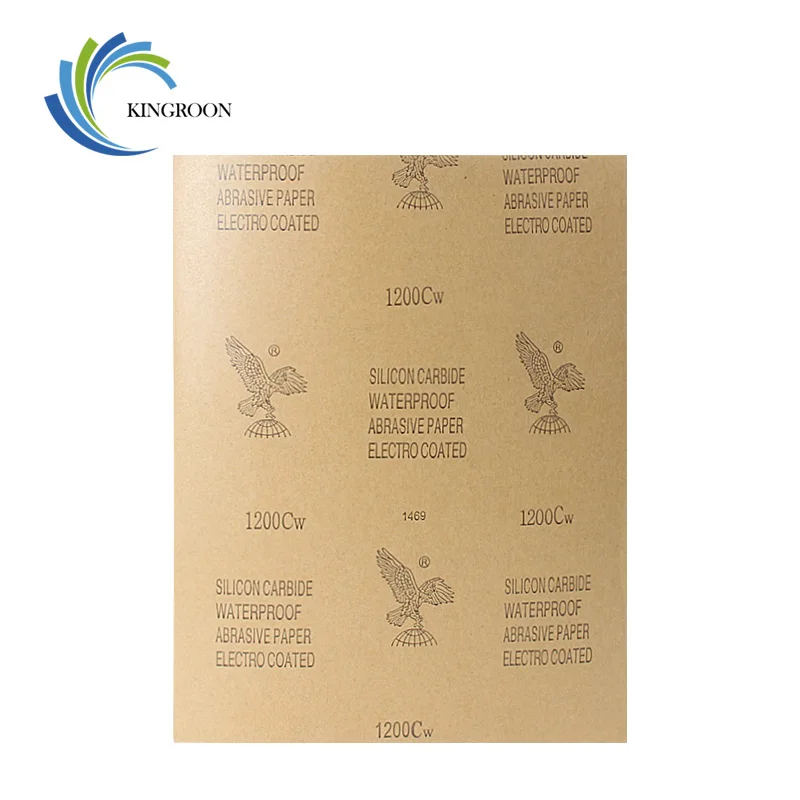KingRoon абразивной бумаги лист щеткой воды шлифовальная поверхность полировка шлифовальные инструменты зернистость 400Cw/600Cw/800Cw/1000Cw/1200Cw/2000Cw
