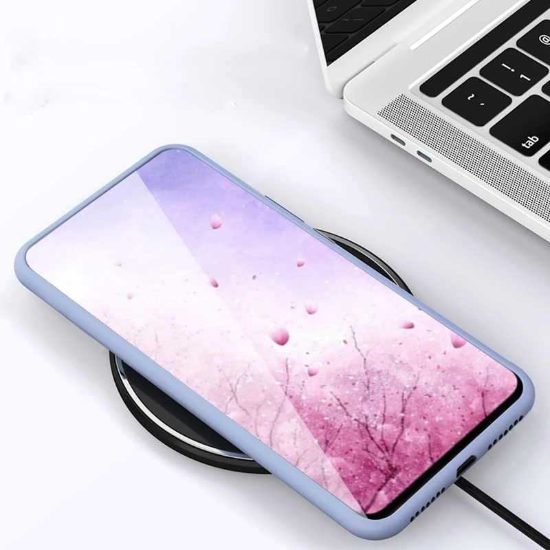 Жидкий силиконовый чехол для redmi note 8 защитный телефона xiomi xaomi ksiomi pro note8 8pro
