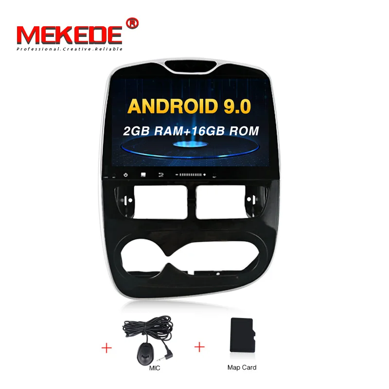 Clio 2013-2015 MEKEDE 10," HD Android 9 gps для автомобиля, стерео для Renault Clio 2013 с 4G ram 64G rom gps wifi Аудио BT - Цвет: Clio 2013-2015