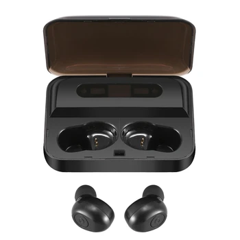 

Promotion--Bluetooth 5.0 Earphone F9 Leds Stereo Earbuds Waterproof Headset for Smartphone
