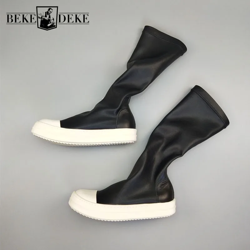 Новинка 2020 мужская обувь эластичные сапоги до колена роскошные кроссовки для пар