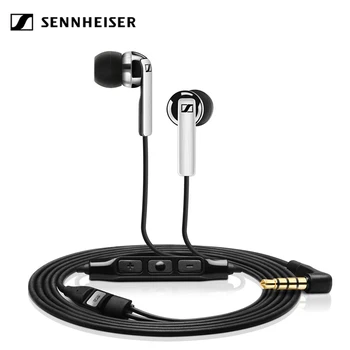 

Sennheiser CX 2.00i 3.5mm Wired Earphones with Mic Stereo Sport Headset Line Control Deep Bass Earphone for iPhone iOS Device