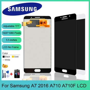 

100% Tested A7 2016 Display For Samsung Galaxy A7 2016 A710 A710F A710M A700K A7100 LCD Display Touch Screen Digitizer Assembly