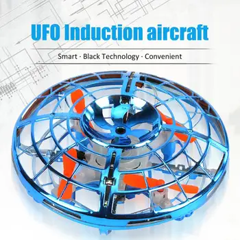 

UFO Mini Drone Helicopter RC Quadcopter Sensing and Lights Indoor Toy Four-axis UFO mini drone UFO Model Kid Gift sale