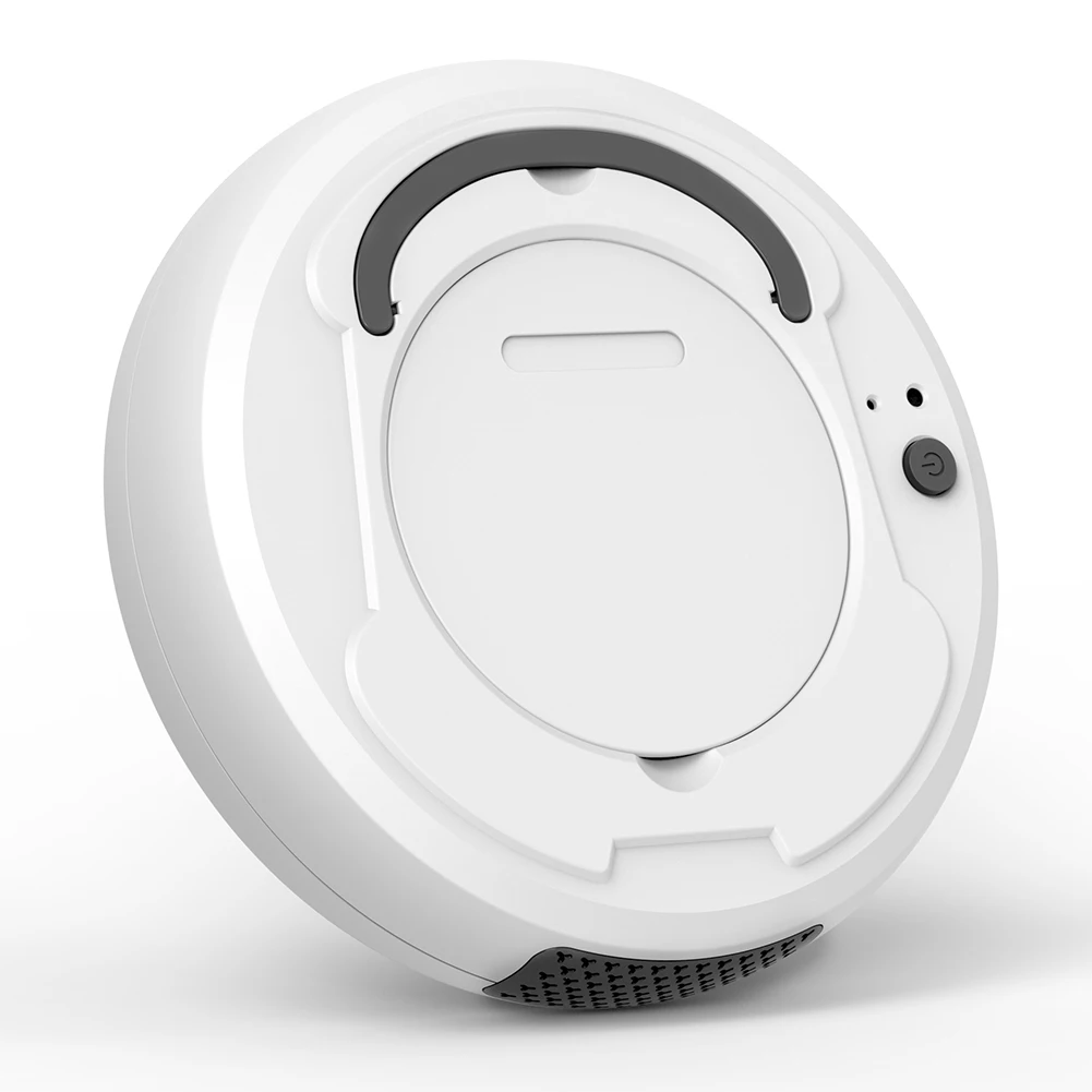 3 In 1 Sweeping Bagless Dust Sterilize USB Household Charging Intelligent Robot Vacuum Cleaner Set Automatic Smart Planned - Scent Type: white