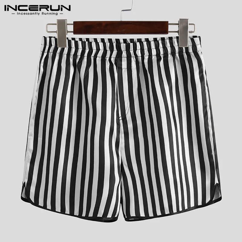 2020 Striped Men Sleep Shorts Pajamas Comfortable Breathable Baggy