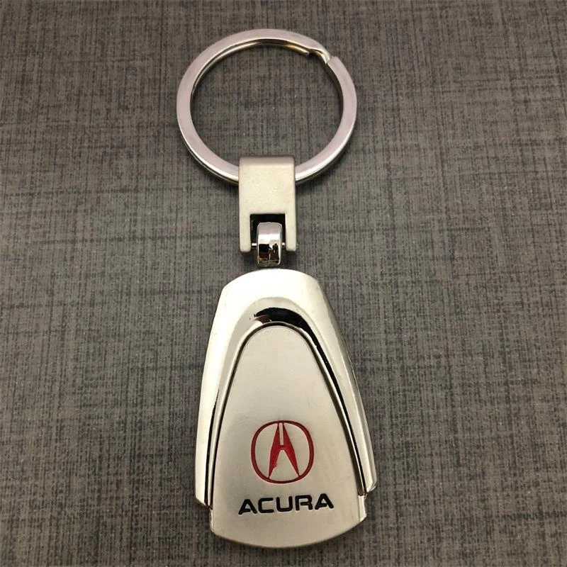 creative metal alloy keychain for Acura badge key ring men and woman gift car styling Exquisite pendant auto accessories |