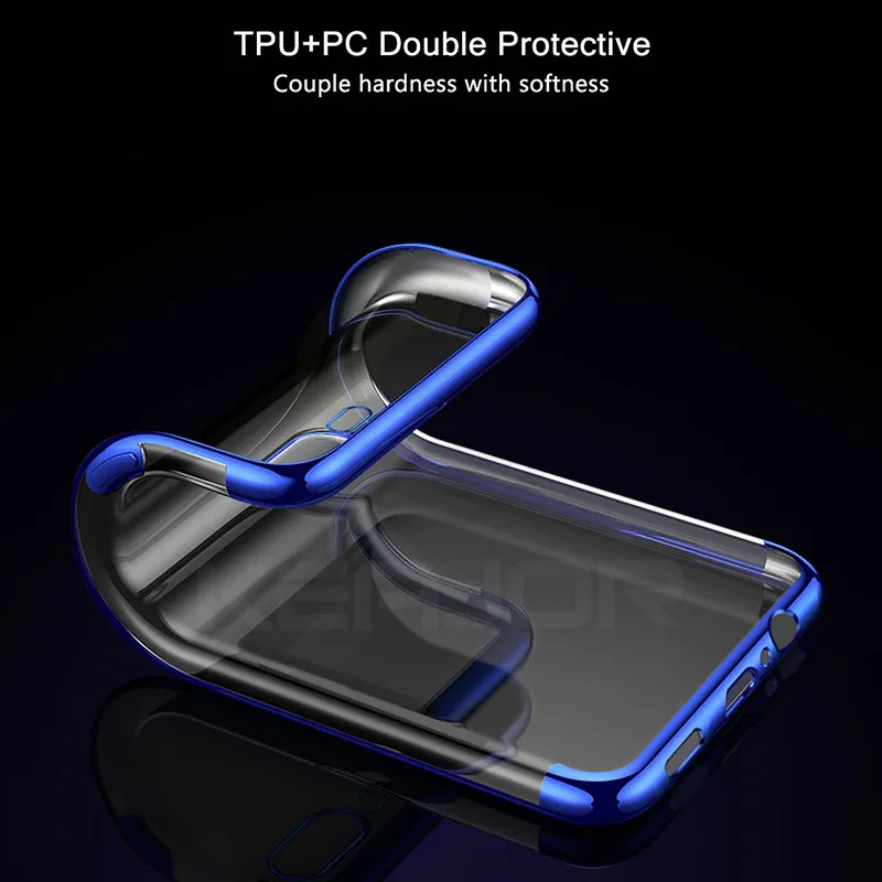 Чехол для huawei Honor 9 Lite, мягкий чехол из ТПУ и силикона, Роскошный прозрачный чехол для Honor 9 Lite