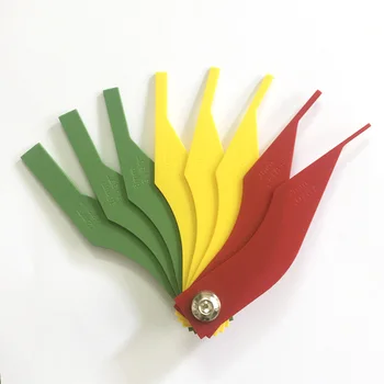 

New 8 In 1 Brake Pad Measuring Tool Gauge Feeler Tester Scale Lining Thickness Wear Meter Thickness Gauge Handy Measuring