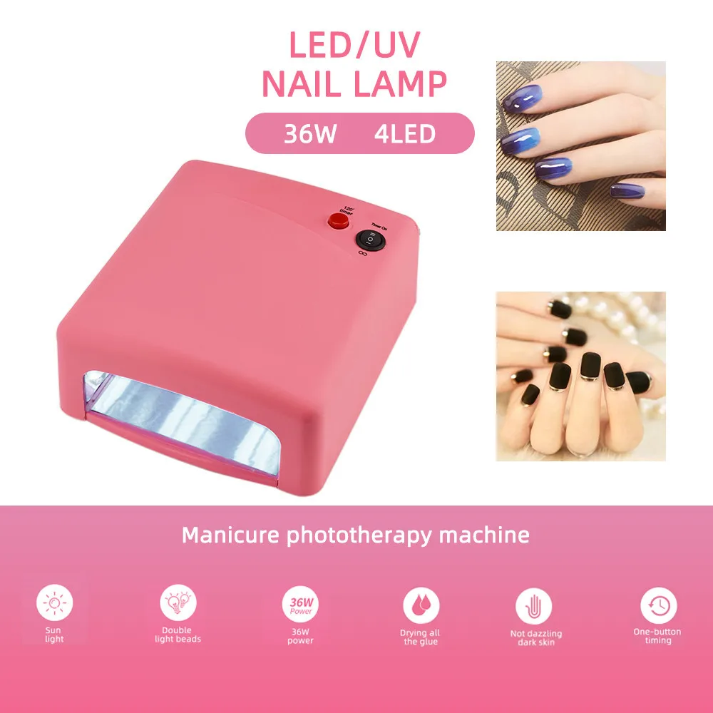 36W UV Lamp Nail Dryer LED Fast Curing Gel Polish Manicure Lampada Machine Art Tool Cabina Ongle Materiel Professionnelle lampe