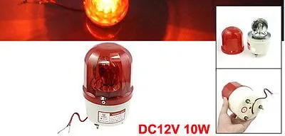 

DC12V 10W Red Rotating Flash bling Light Industrial Signal Warning Lamp LTE-1101