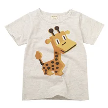 Футболка с короткими рукавами для мальчиков; детская одежда с короткими рукавами и милым рисунком животных; коллекция года; сезон лето; стиль; детская одежда; детская одежда в Корейском стиле